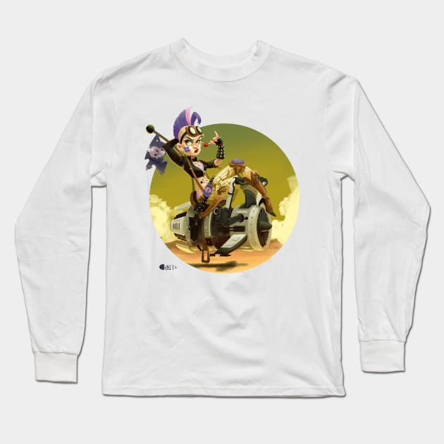 Pilot Wasteland 3 Long Sleeve T-Shirt by cseguritanart